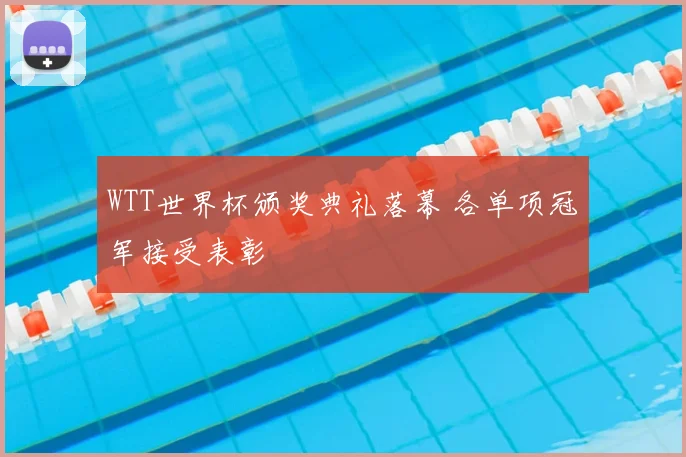 WTT世界杯颁奖典礼落幕 各单项冠军接受表彰